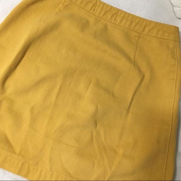 super chic yellow denim skirt - Picture 5 of 5